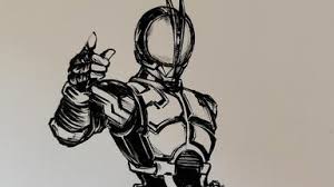 假面骑士画画教程视频_画画假面骑士怎么画呀_