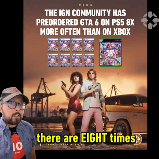 半数玩家选择GTA6终极版！PS5预购量是Xbox的八倍_半数玩家选择GTA6终极版！PS5预购量是Xbox的八倍_